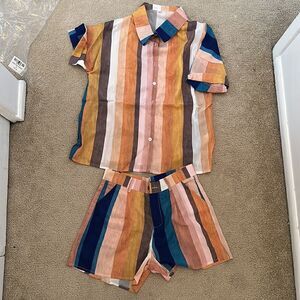 NWT Shirt and Short Set Small